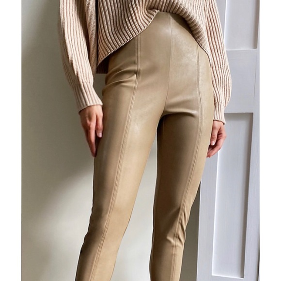 Aritzia Babaton Mace Skinny Vegan Leather Pants - Picture 2 of 6